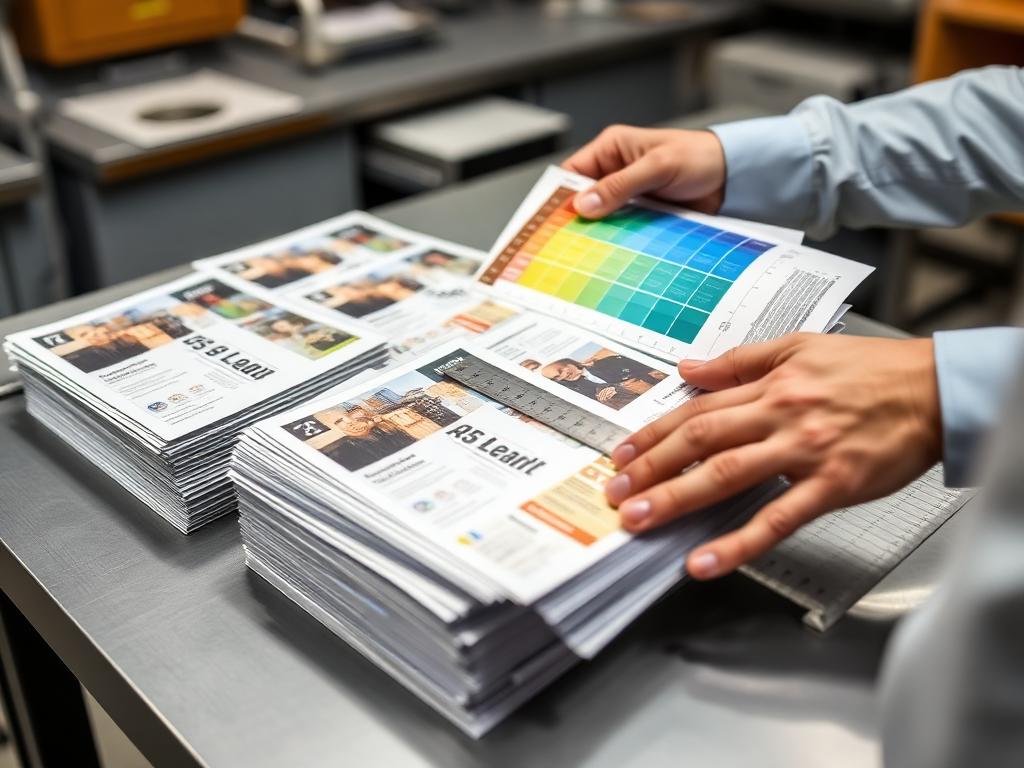 Contrôle qualité des flyers avant distribution