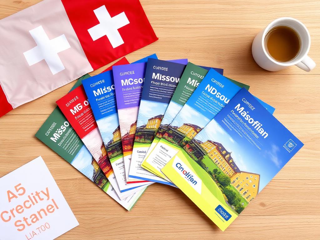 Flyers A5 imprimés en qualité suisse