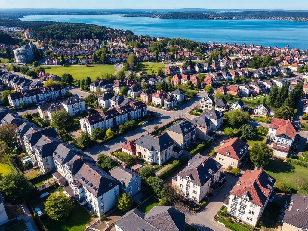 Vue des quartiers genevois desservis par nos tournées